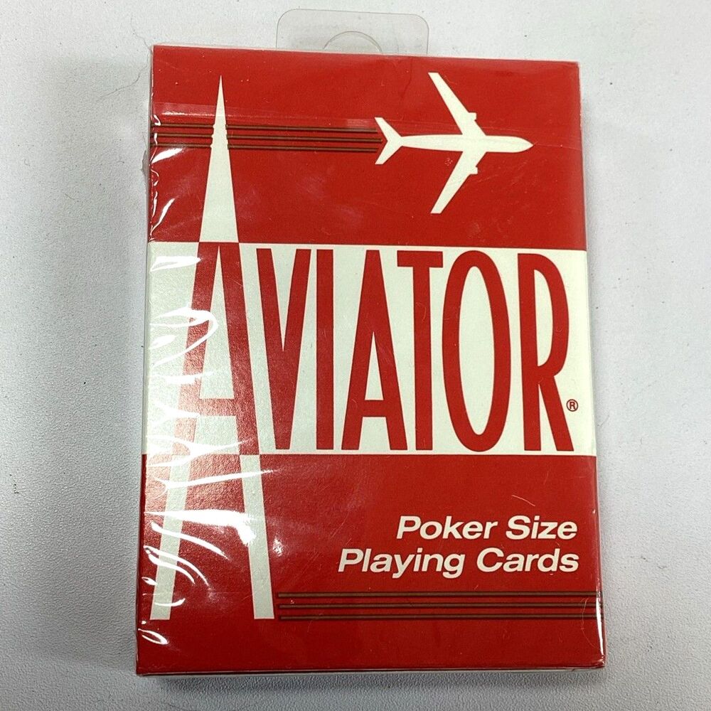 2017 Aviator Poker Size Playing Card Deck Airplane USA New Sealed